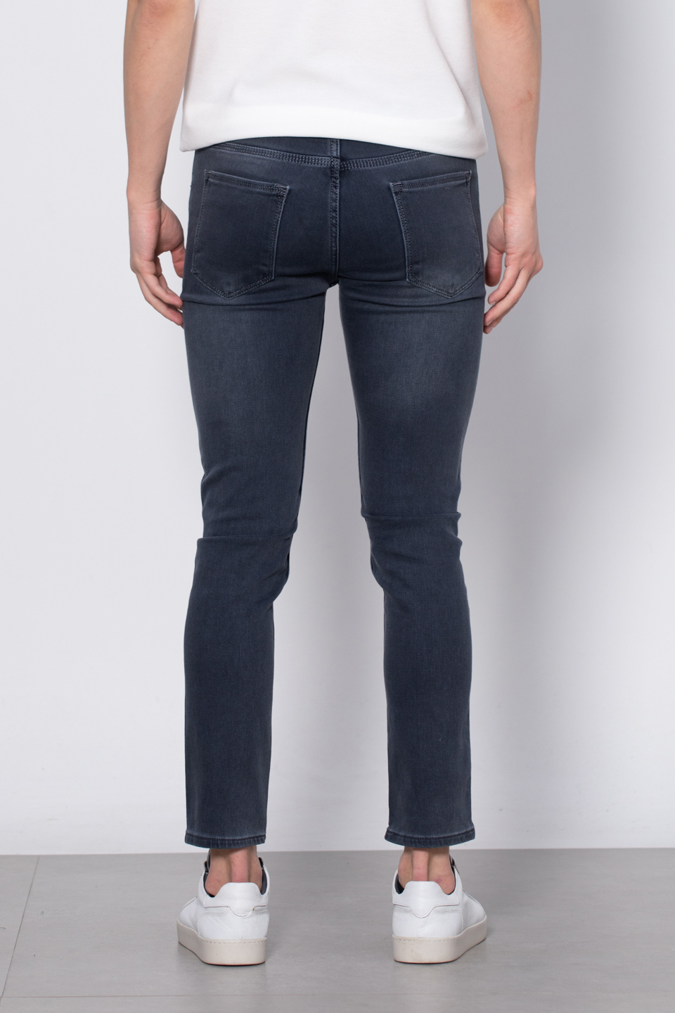 PAUL Slim fit pantolon-2220 Gri