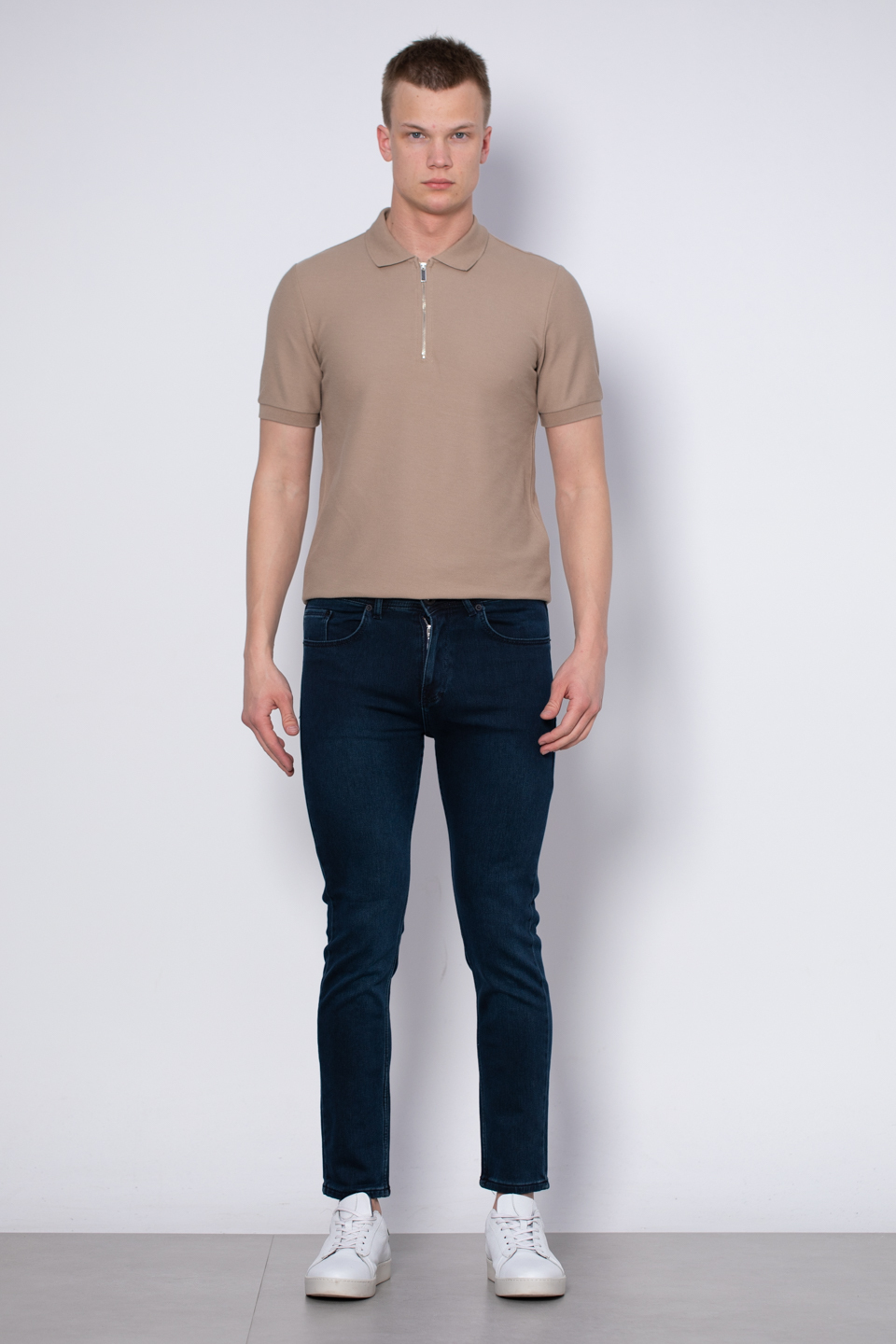 PAUL Slim fit pantolon-2220 Haki