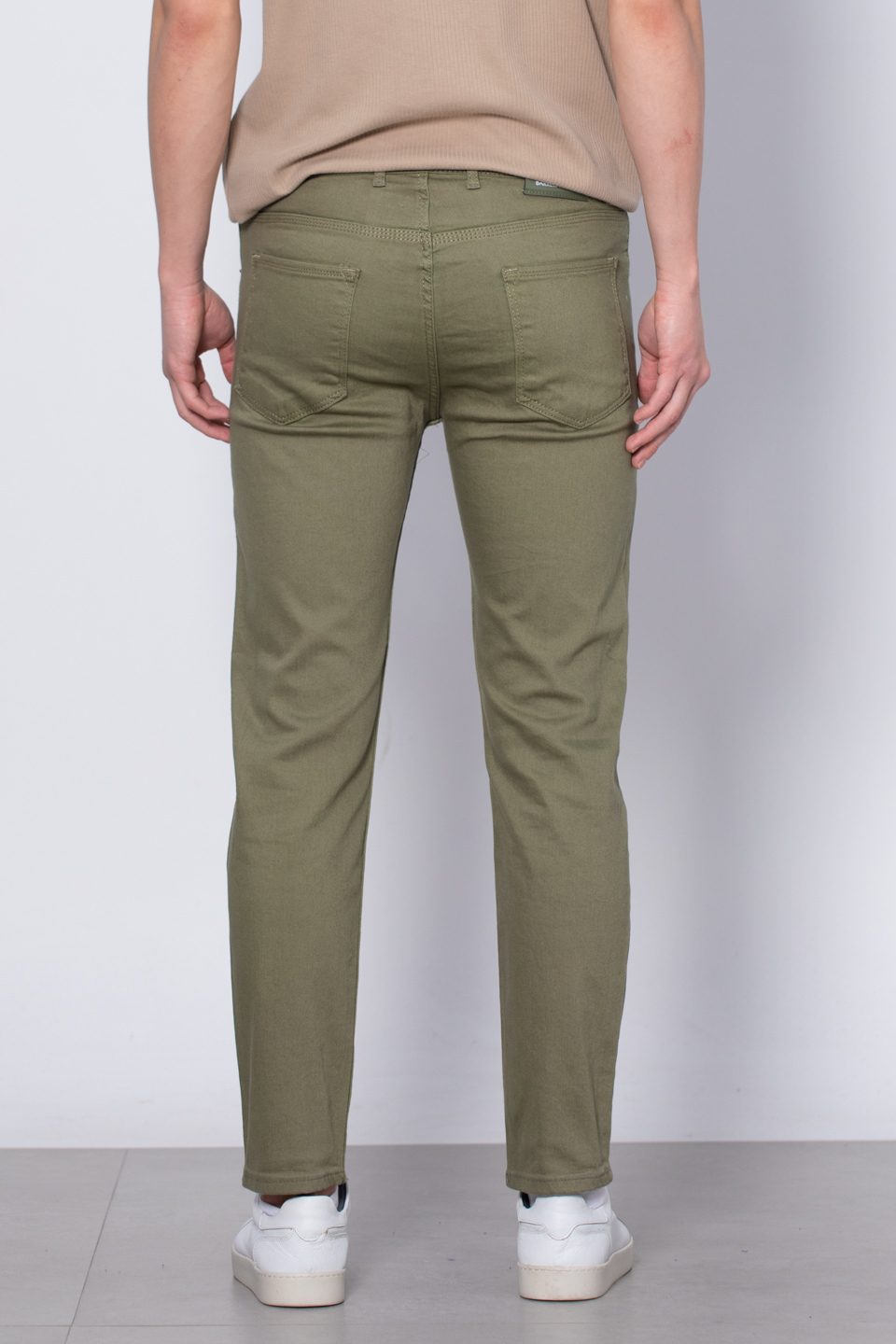 PAUL Slim fit pantolon-5116 Haki