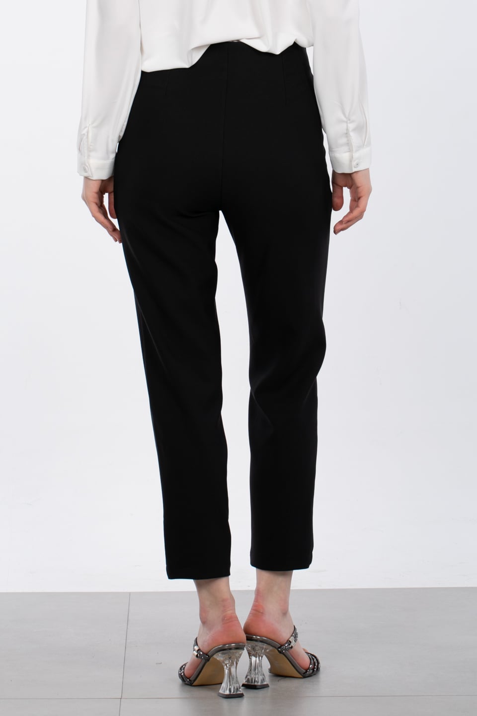 Pensli Kumaş Pantolon - Siyah