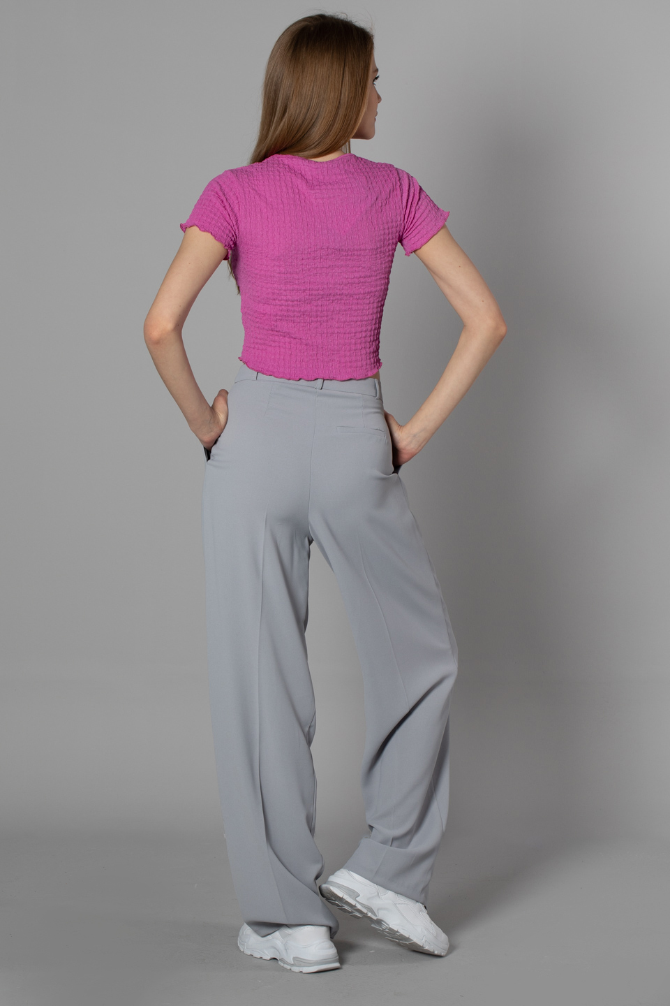Plazzo pantolon-3715 Gri