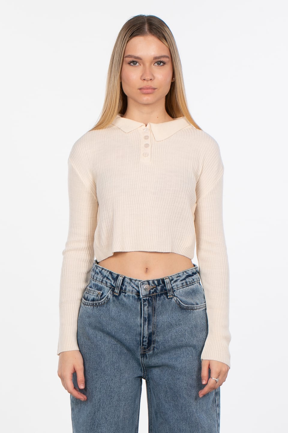 Polo yaka triko body-4017 Ten