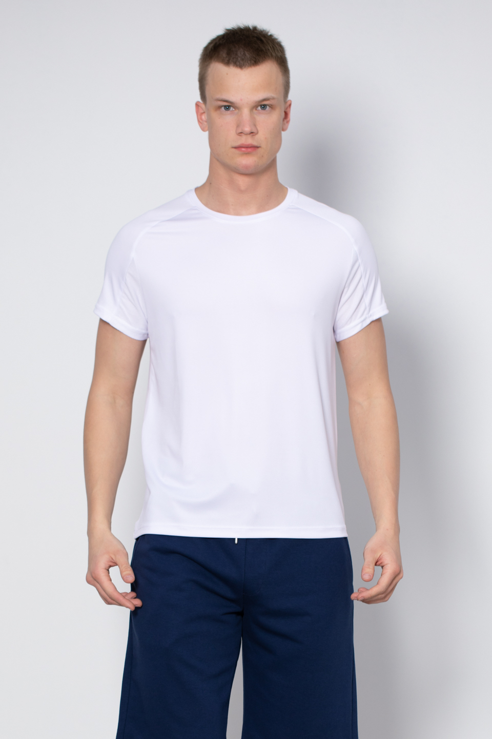 Premium baskılı t-shirt-BORIS Beyaz