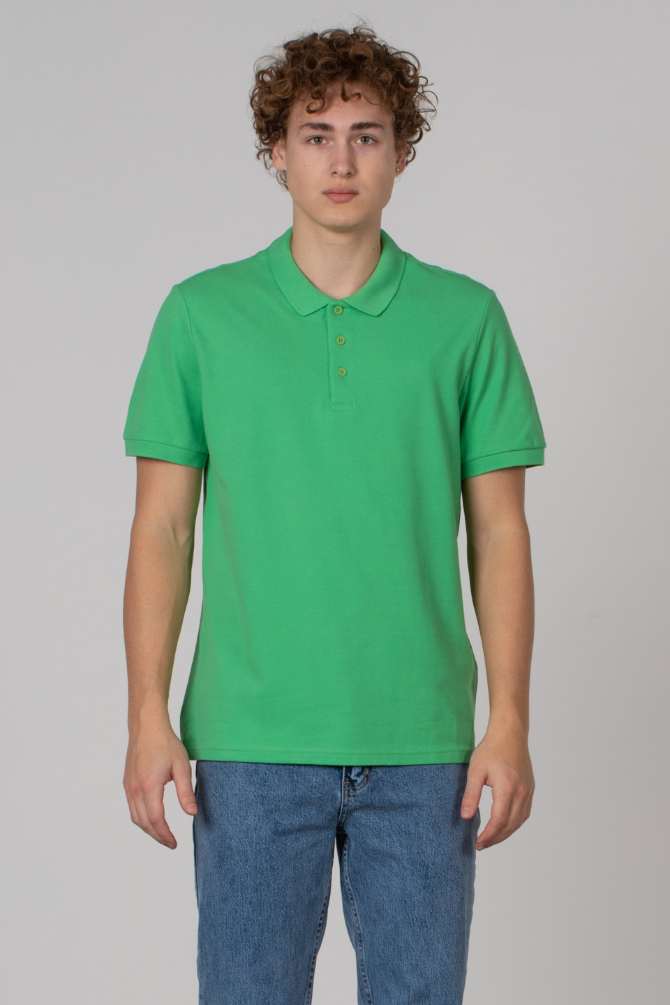 Regular fit polo pike t-shırt-2127 Çimen