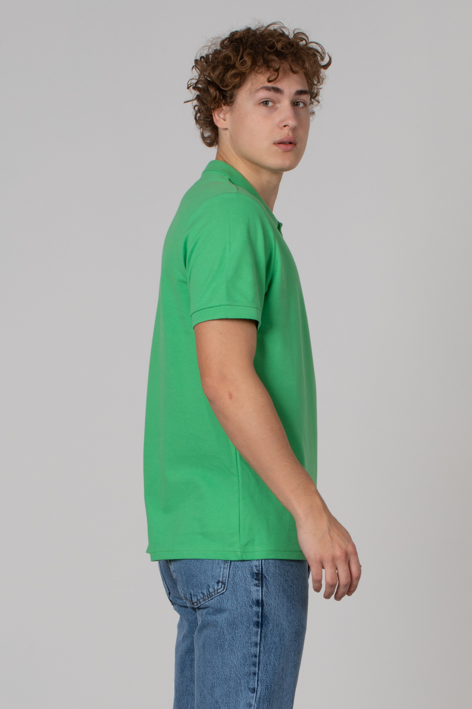 Regular fit polo pike t-shırt-2127 Çimen
