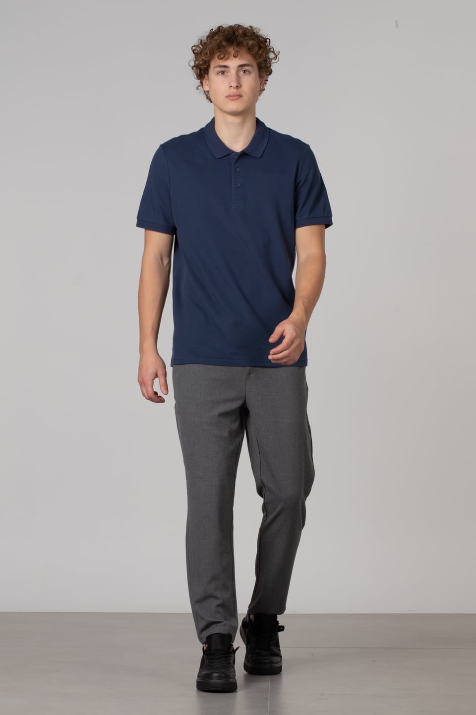 Regular fit polo pike t-shırt-2127 İndigo
