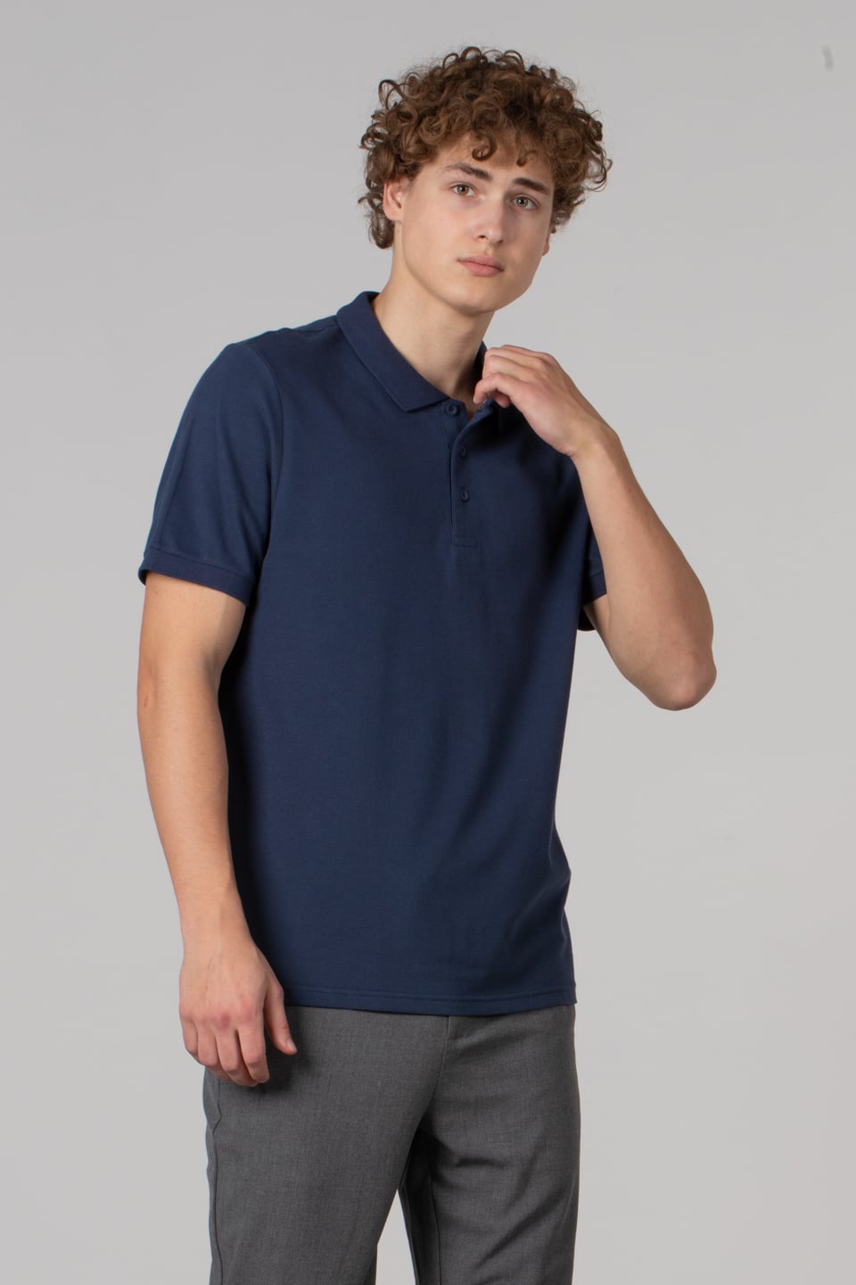 Regular fit polo pike t-shırt-2127 İndigo