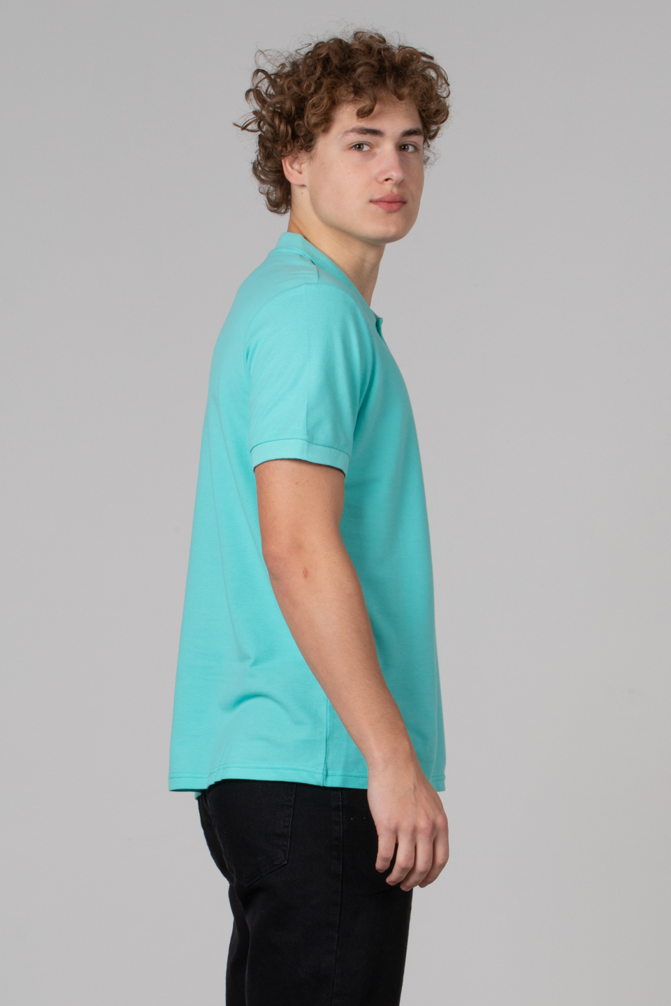 Regular fit polo pike t-shırt-2127 Mentol