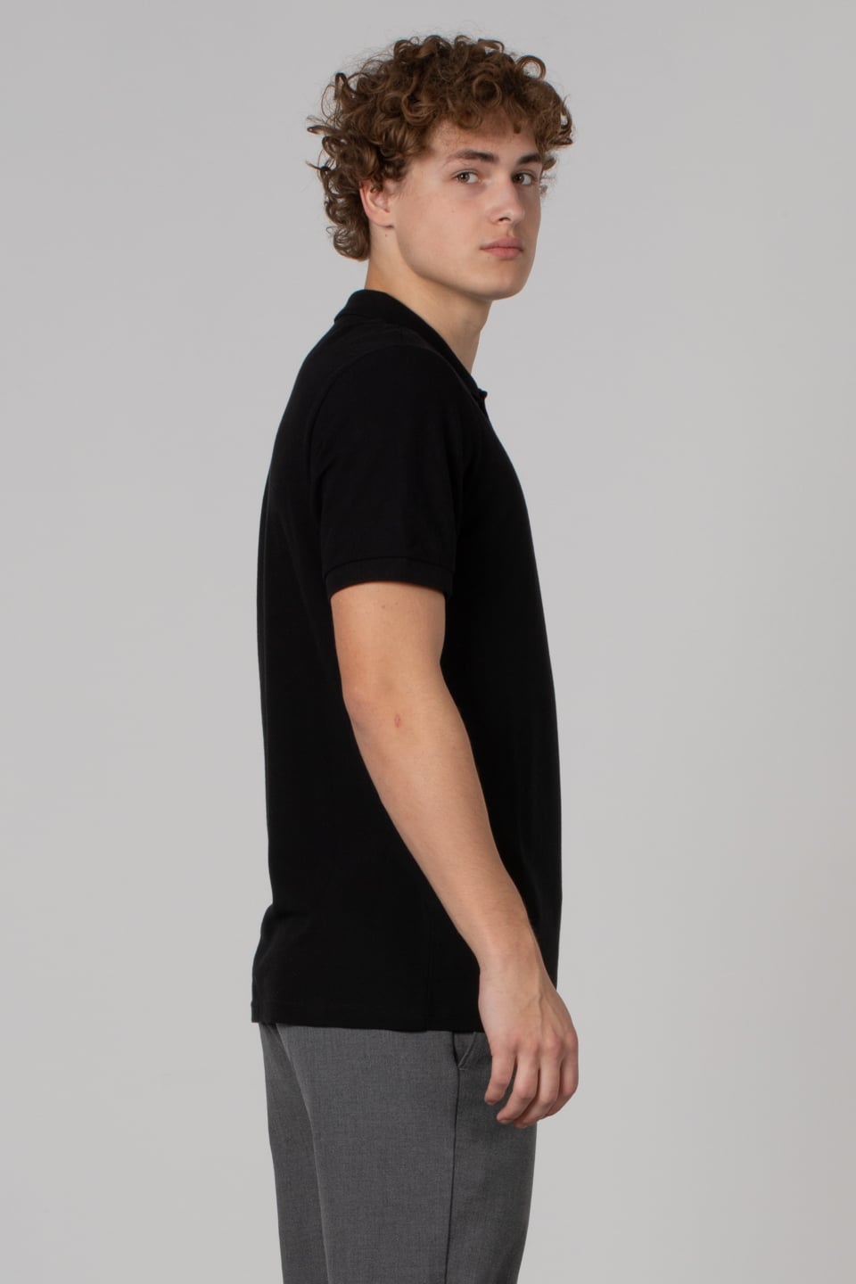 Regular fit polo pike t-shırt-2127 Siyah