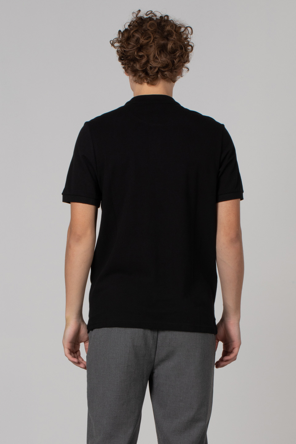 Regular fit polo pike t-shırt-2127 Siyah