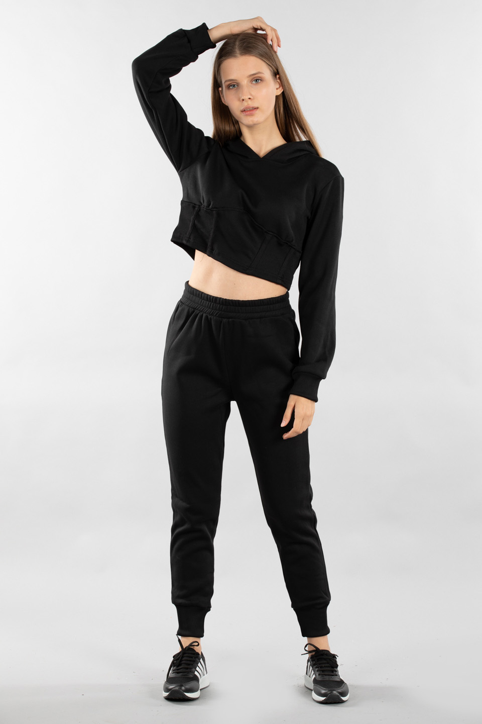 Ribana garnili takım-9028 Siyah