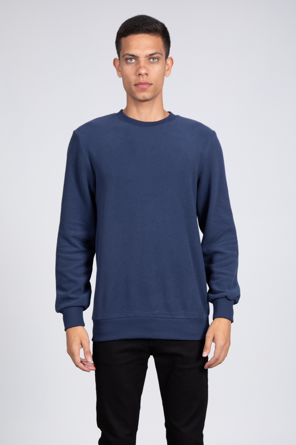 Selanik basıc sweatshirt-5053 İndigo