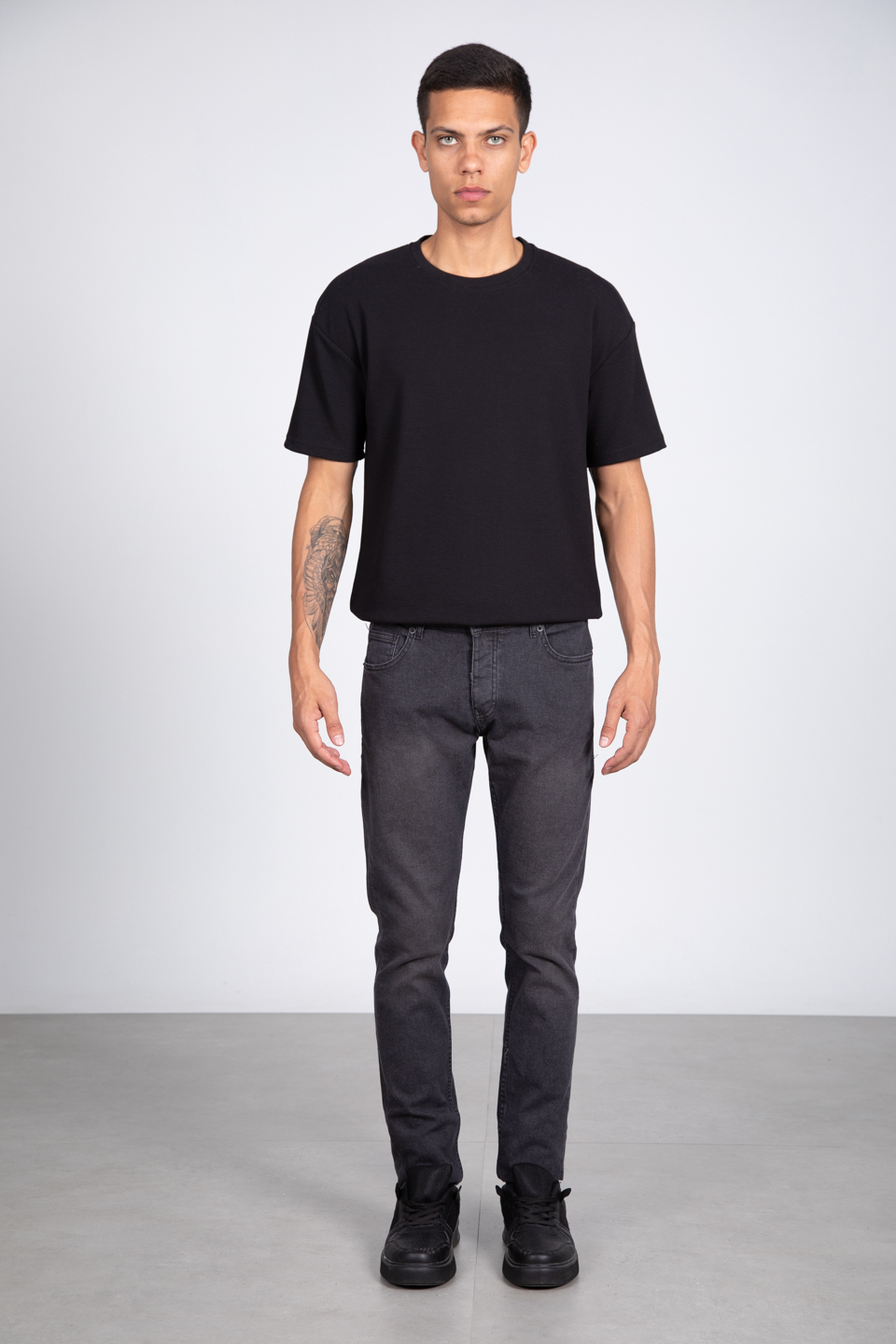 Slim fit jean pantolon-828 A.Gri