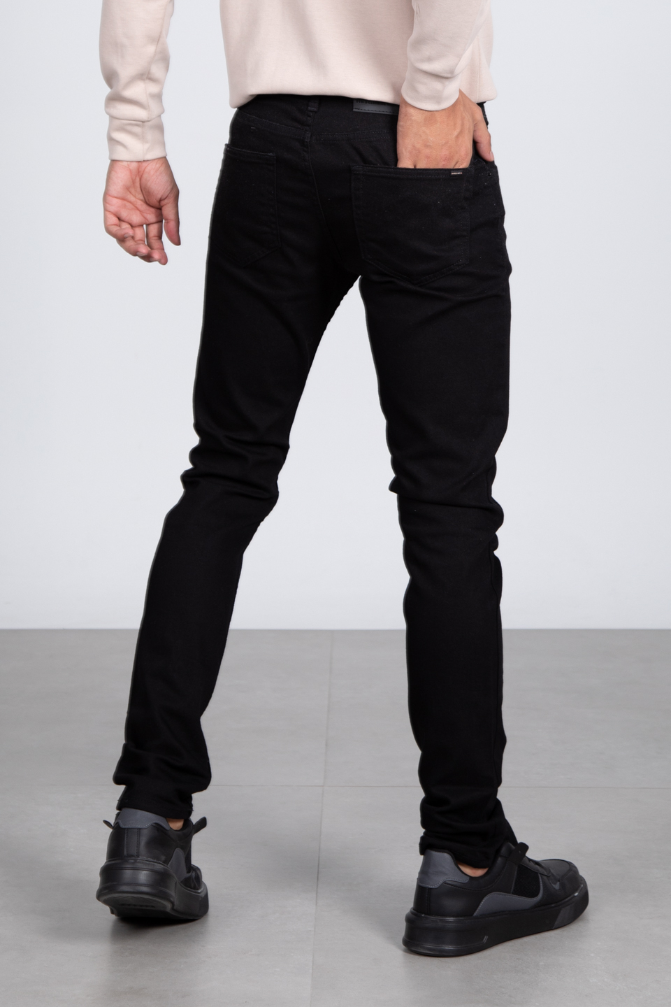 Slim fit jean pantolon-828 Siyah