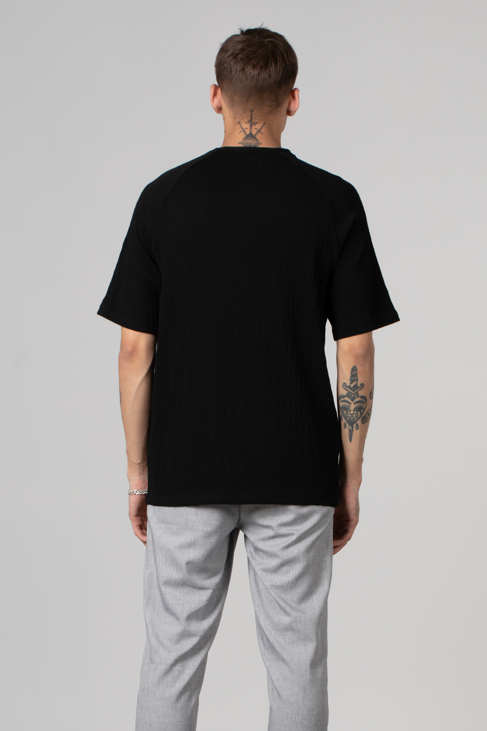Su yolu jakar t-shirt-230 Siyah