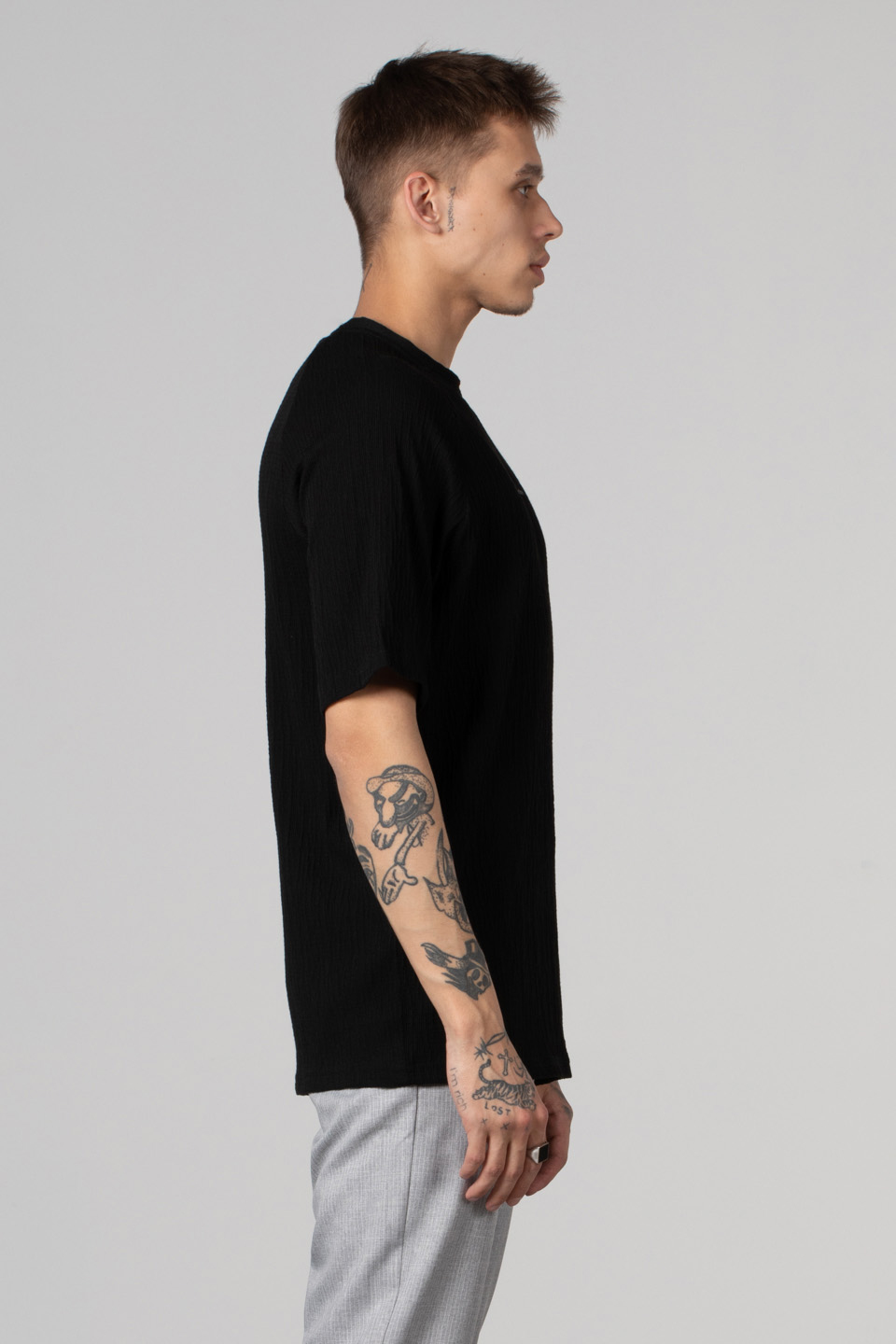 Su yolu jakar t-shirt-230 Siyah
