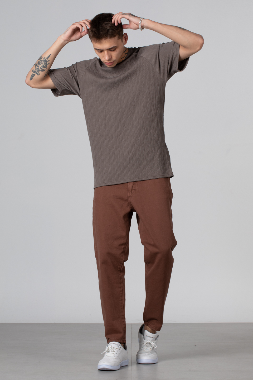 Su Yolu Jakar T-Shirt - Vizon