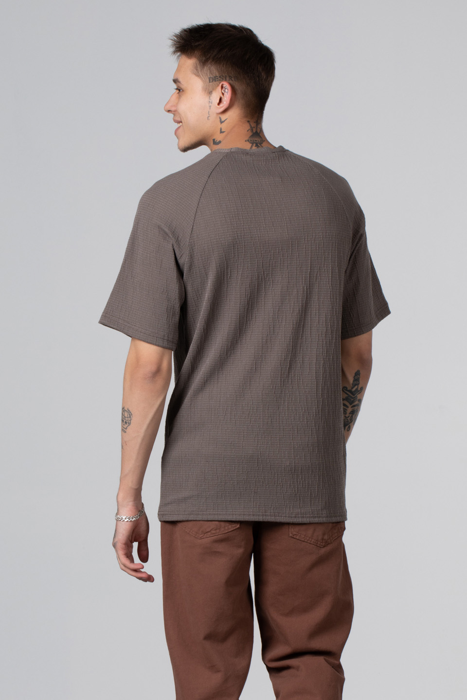 Su Yolu Jakar T-Shirt - Vizon