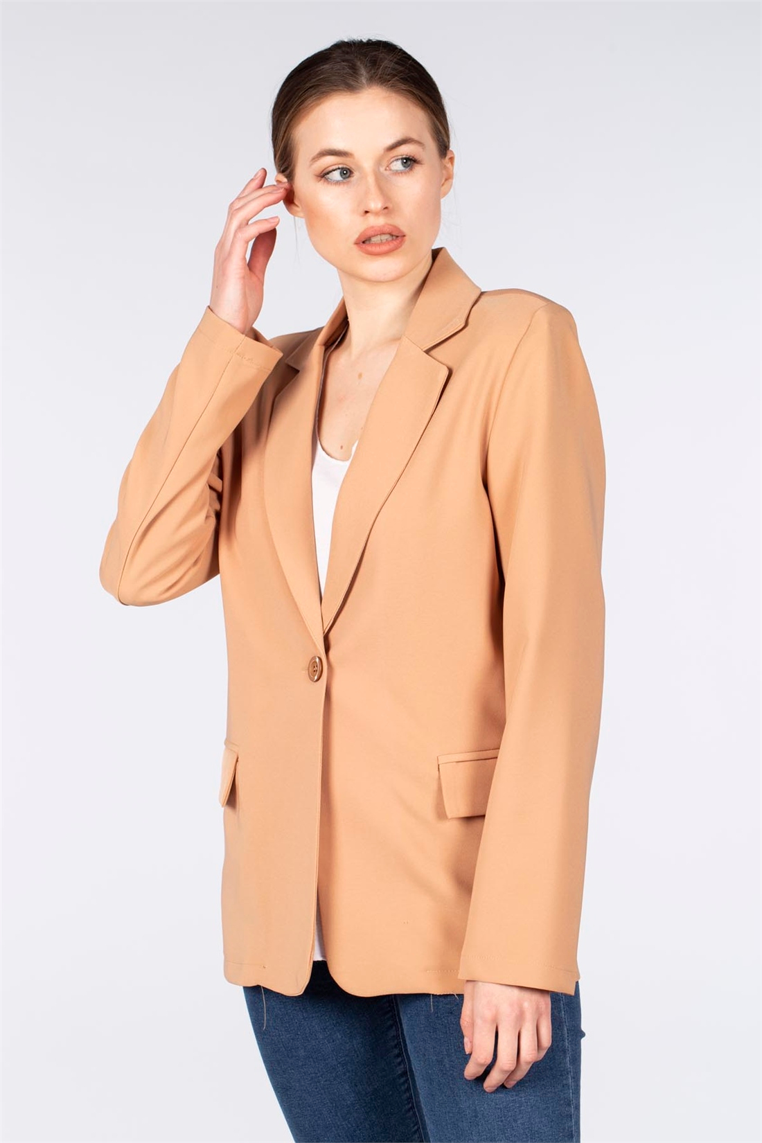Torba Cep Blazer Ceket-Bisküvi