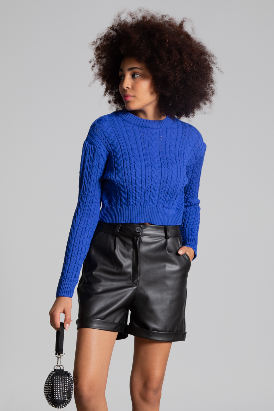 Triko crop kazak-4060 Saks