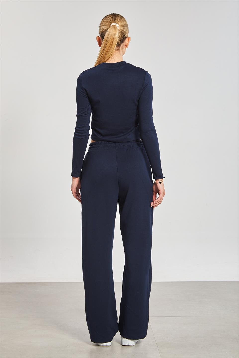 Uzun kollu ikili modal takım-2541 Lacivert