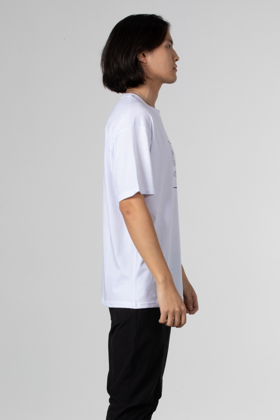 Wake up yazılı t-shirt-5029 Beyaz