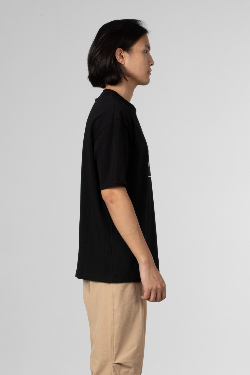 Wake up yazılı t-shirt-5029 Siyah
