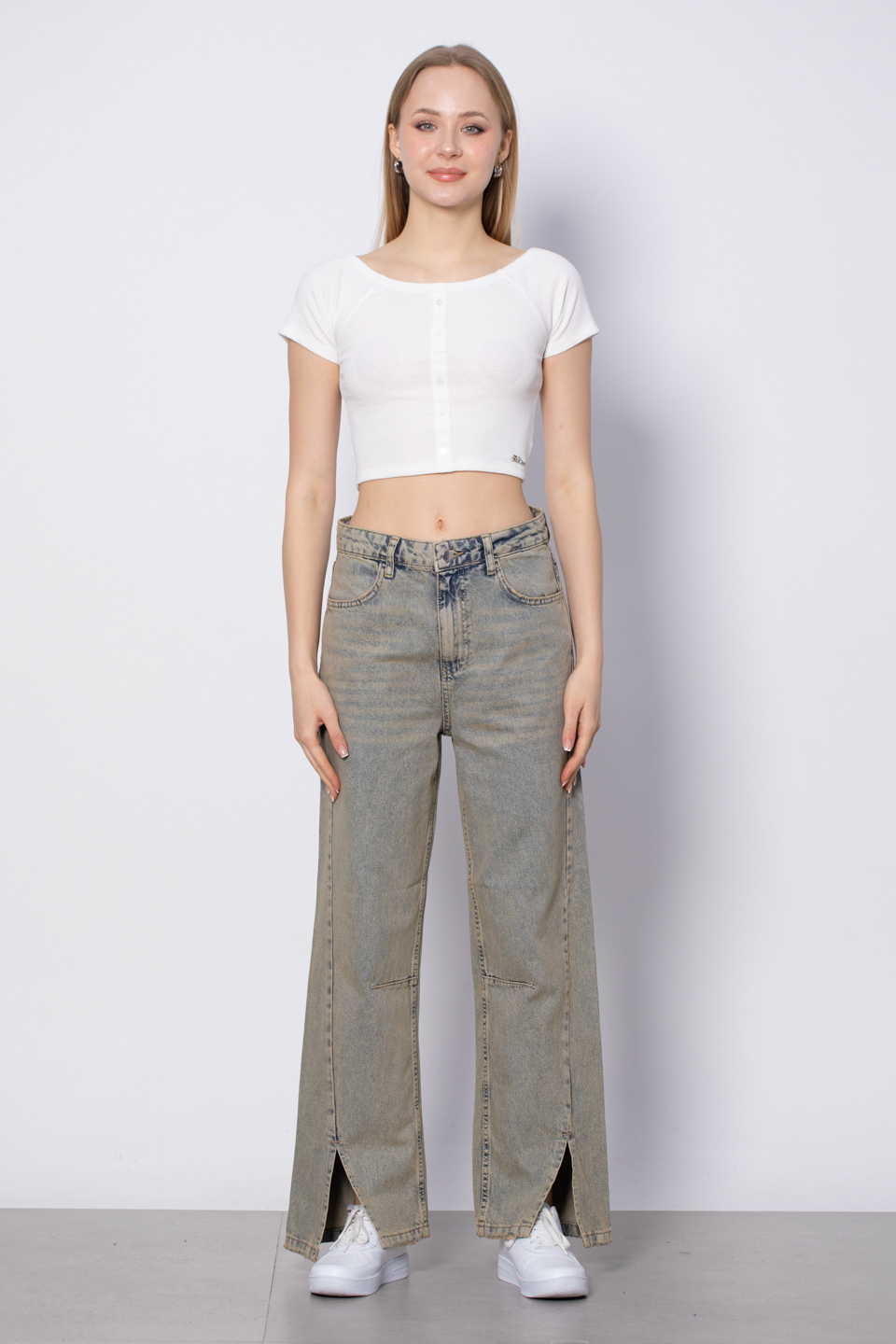 Yüksek Bel Jean Pantolon - Tint Kar Y.