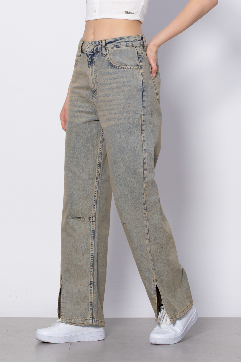 Yüksek Bel Jean Pantolon - Tint Kar Y.