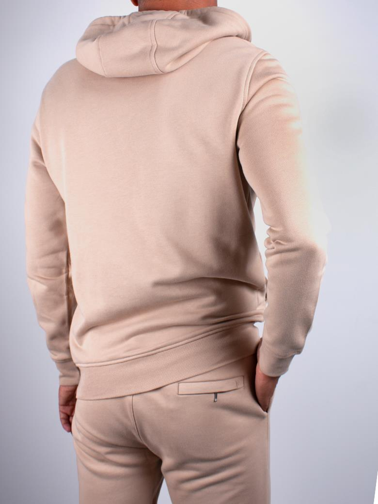 Kapşonlu Vizon Pamuklu Eşofman Takımı