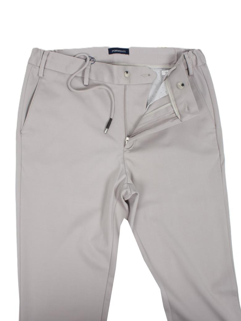 Regular Fit Beli Bağlamalı Rayon Karışımlı Esnek Bej Jogger Pantolon