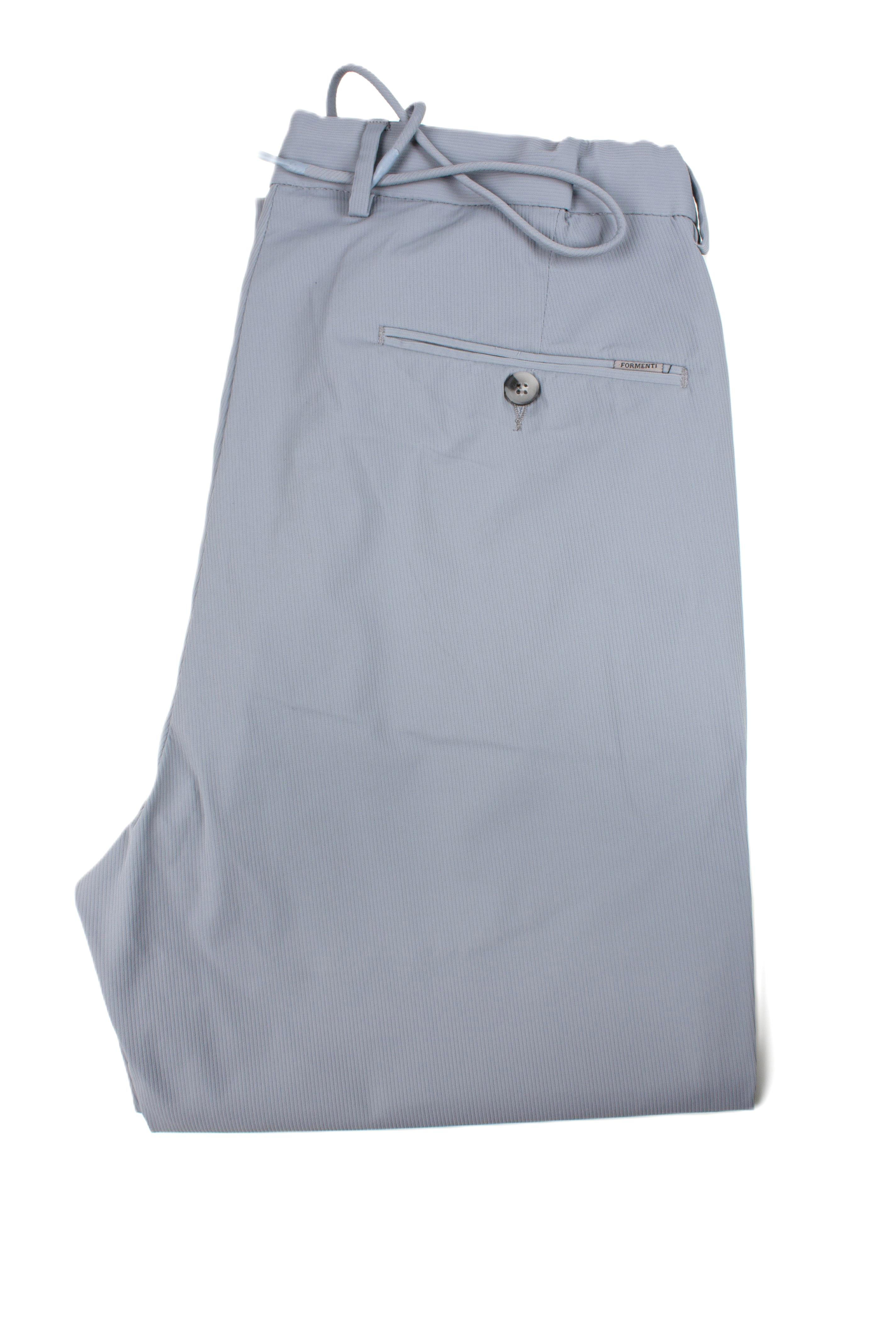 Regular Fit Beli Bağlamalı Yan Cepli Esnek Fitilli Gri Jogger Pantolon