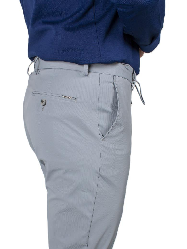 Regular Fit Beli Bağlamalı Yan Cepli Esnek Fitilli Gri Jogger Pantolon