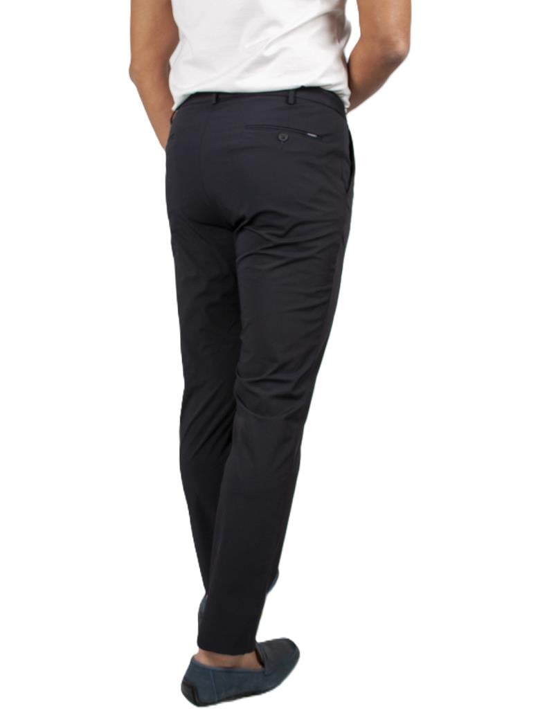 Regular Fit Beli Bağlamalı Yan Cepli Esnek Fitilli Lacivert Jogger Pantolon