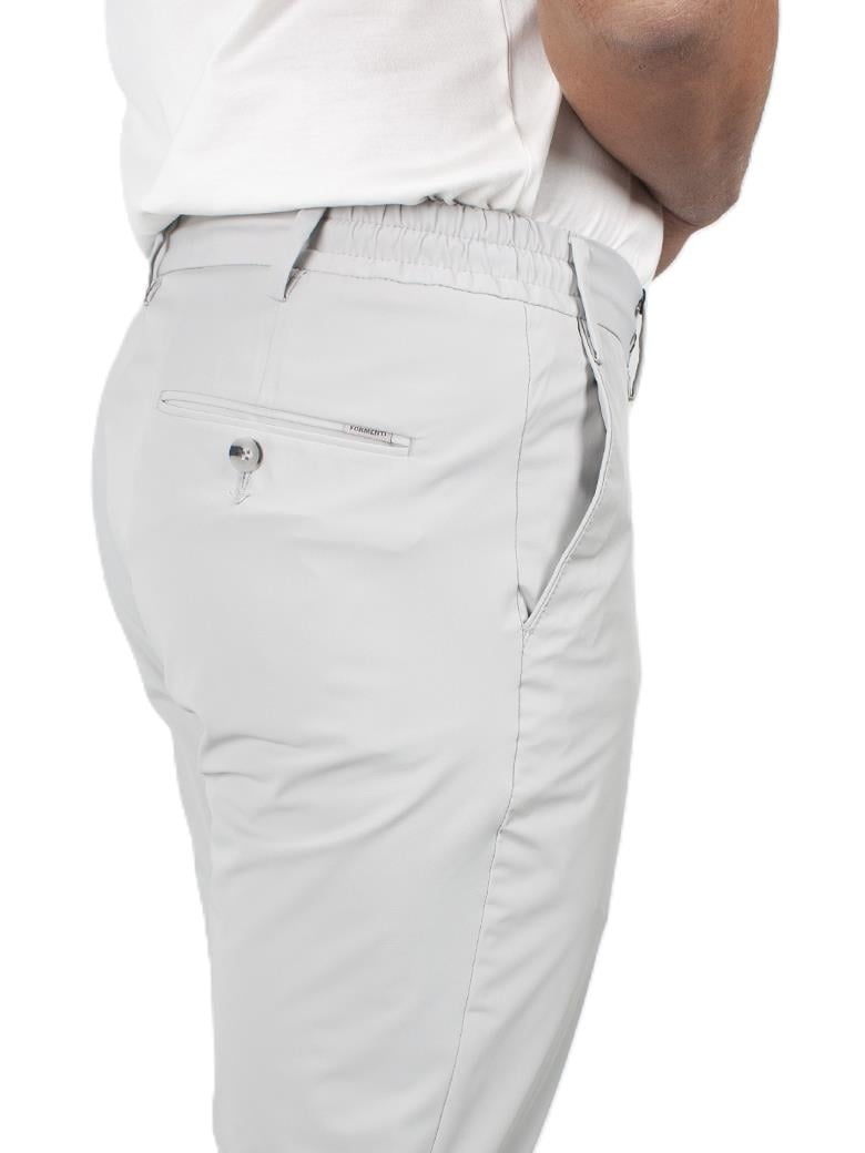Regular Fit Beli Bağlamalı Yan Cepli Esnek Açık Gri Jogger Pantolon