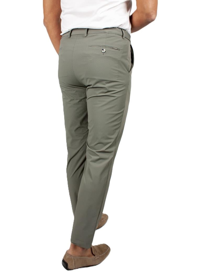 Regular Fit Beli Bağlamalı Yan Cepli Esnek Fitilli Haki Jogger Pantolon