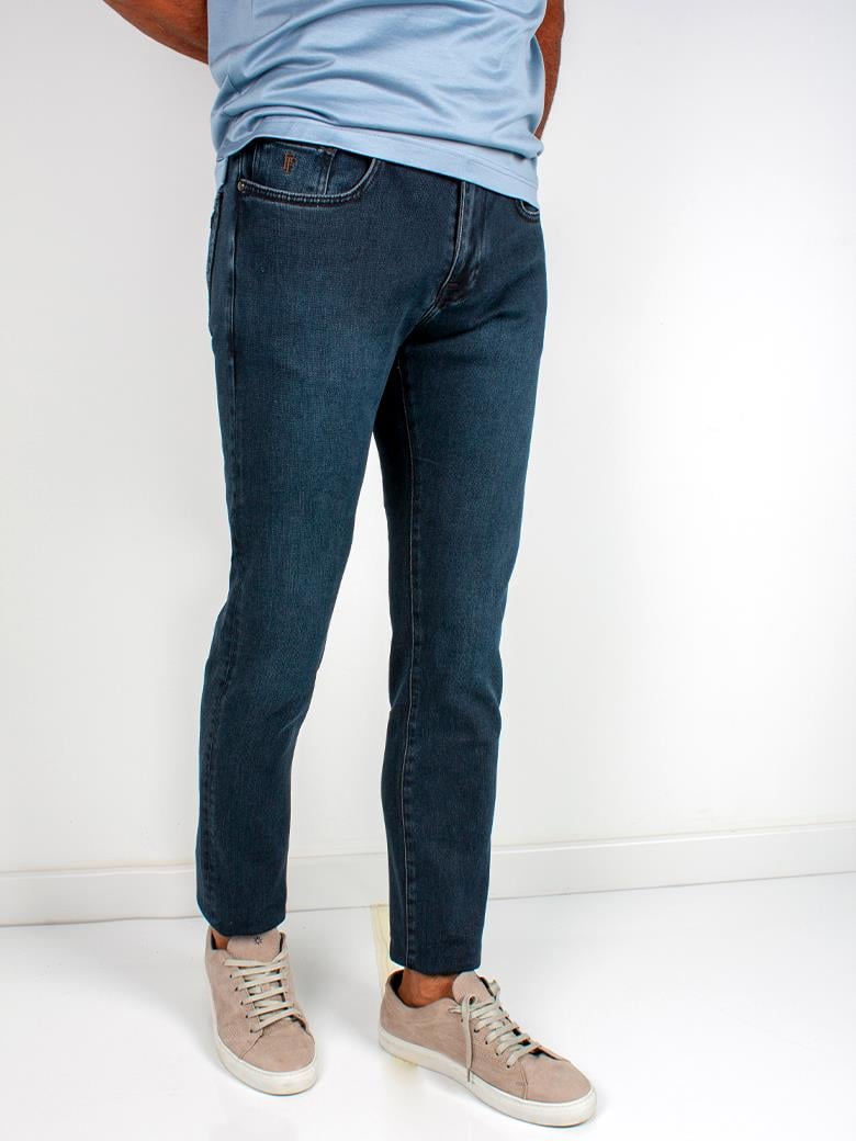 Regular Fit Gece Mavisi Pamuklu Likralı Kot Pantolon