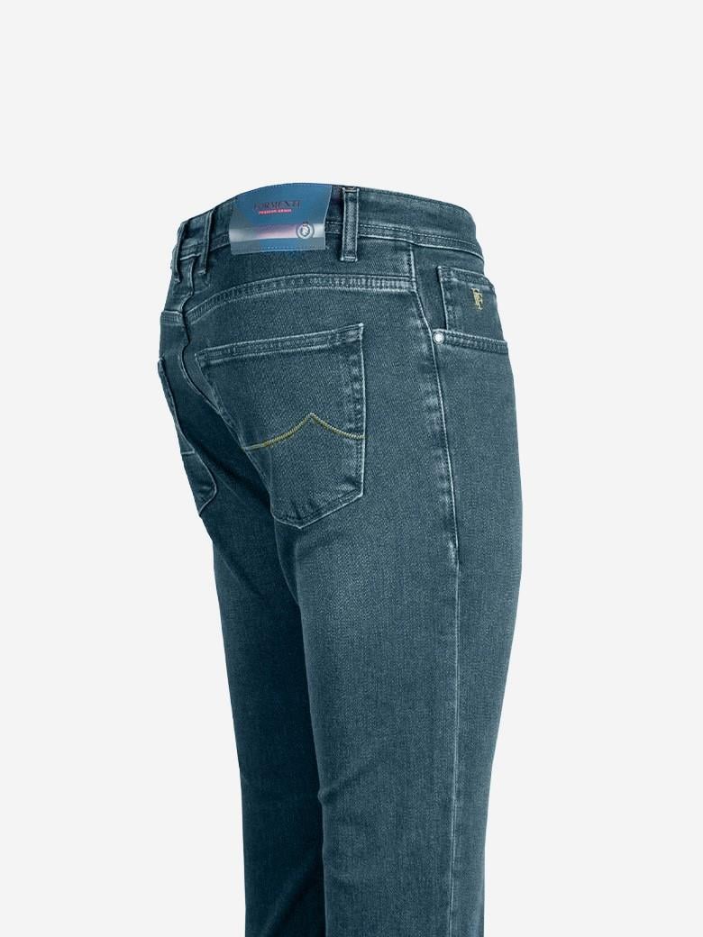 Regular Fit Mavi Pamuklu Likralı Kot Pantolon