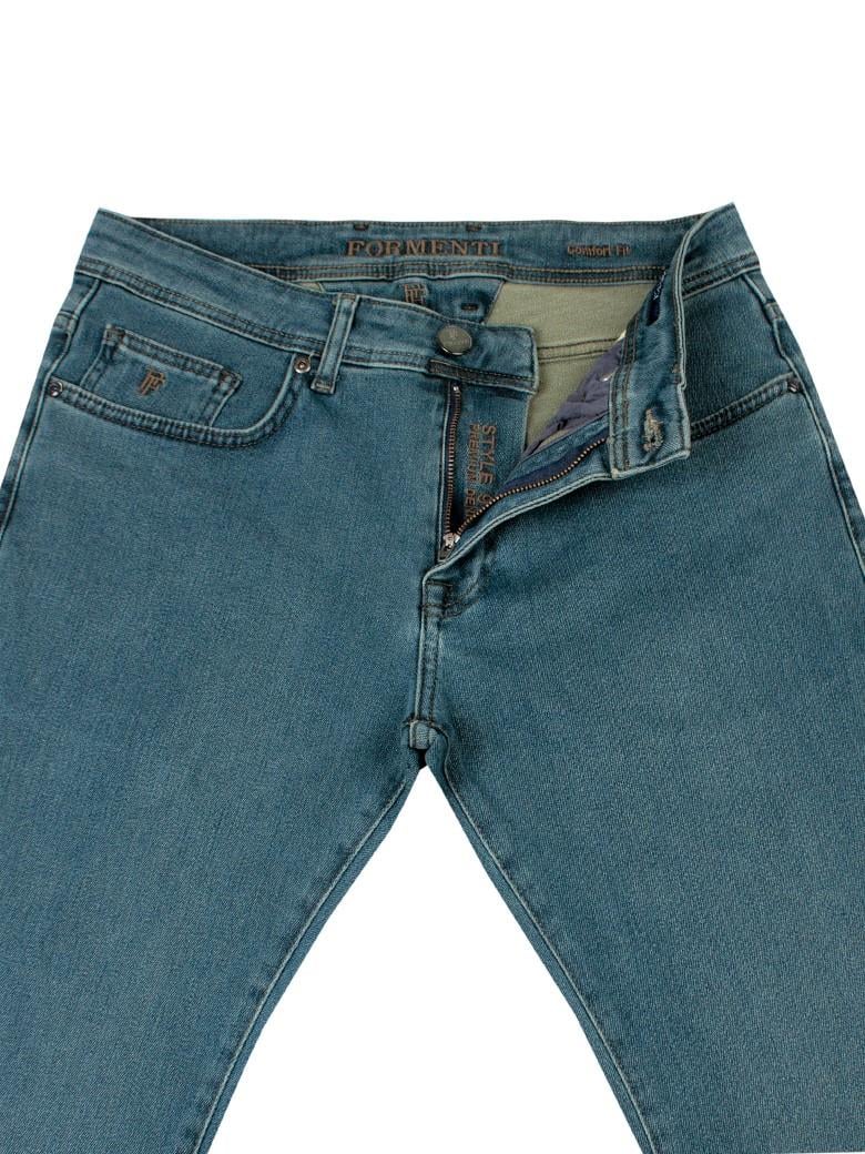 Regular Fit Mavi Pamuklu Likralı Kot Pantolon