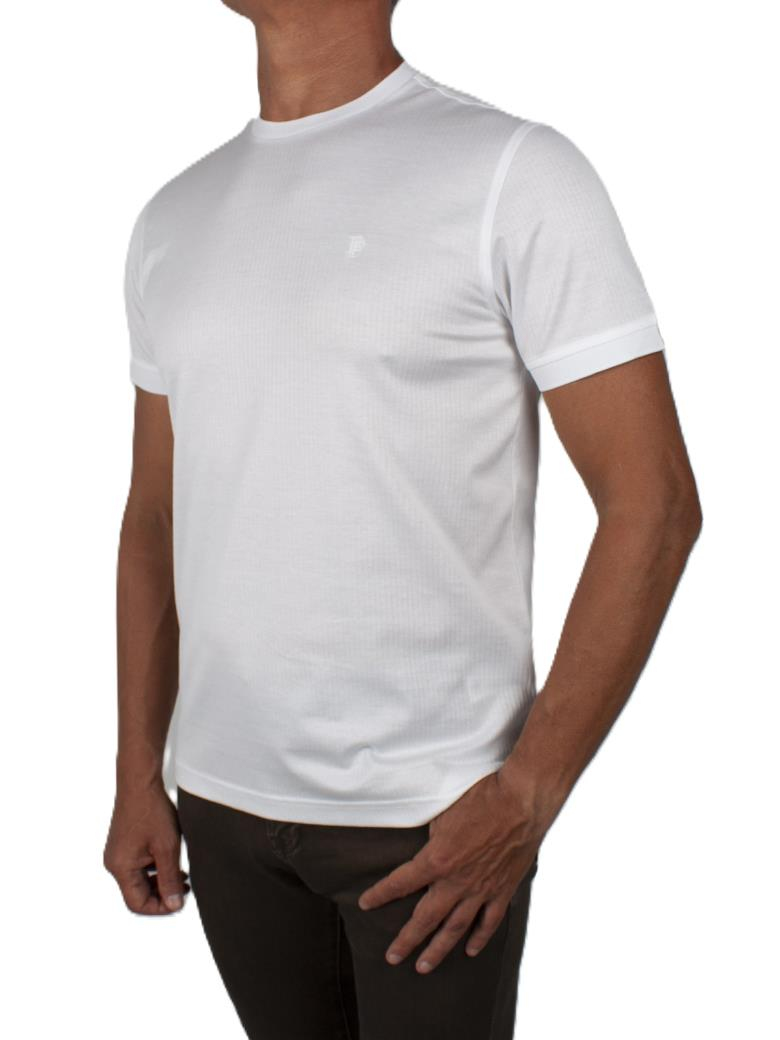 Regular Fit Merserize %100 Pamuk Beyaz Bisiklet Yaka Tişört