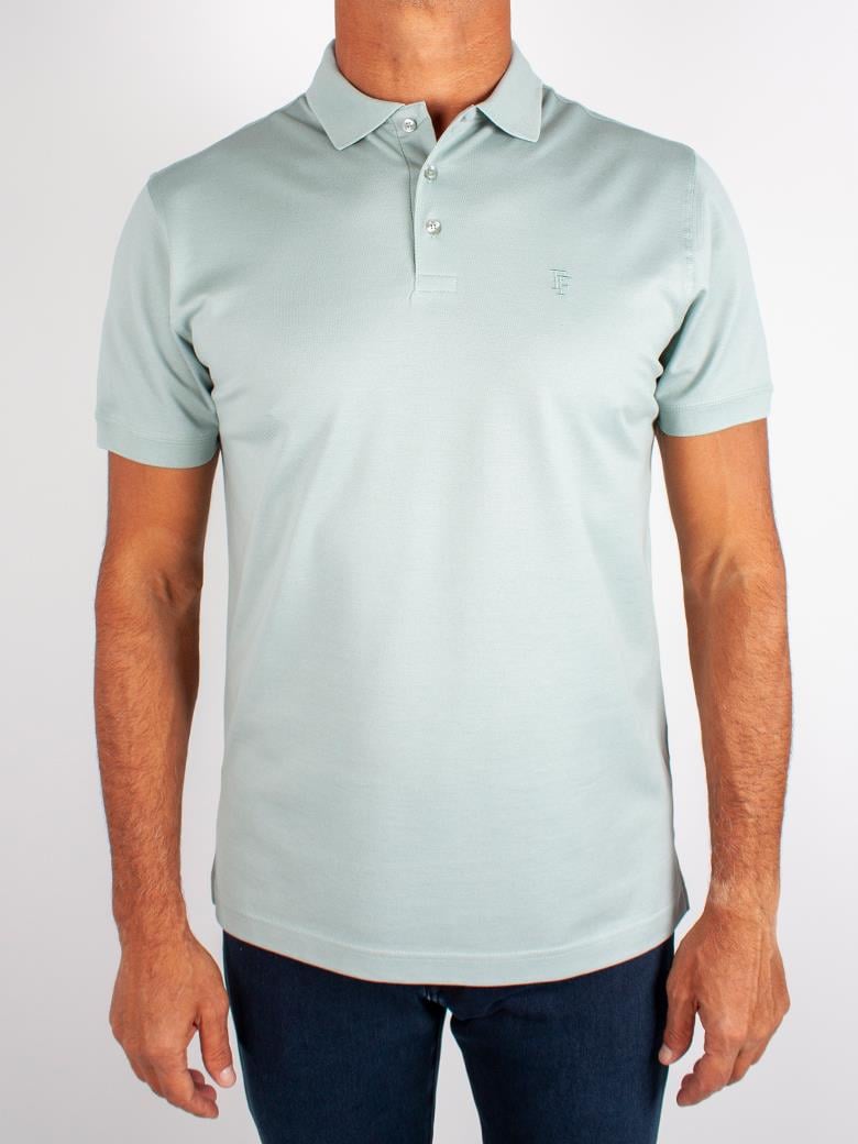 Regular Fit Merserize %100 Pamuk Mint Polo Yaka Tişört