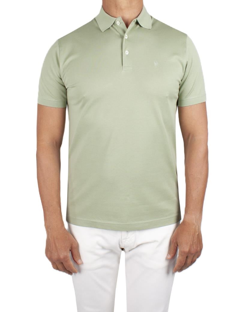 Regular Fit Merserize %100 Pamuk Yeşil Polo Yaka Tişört
