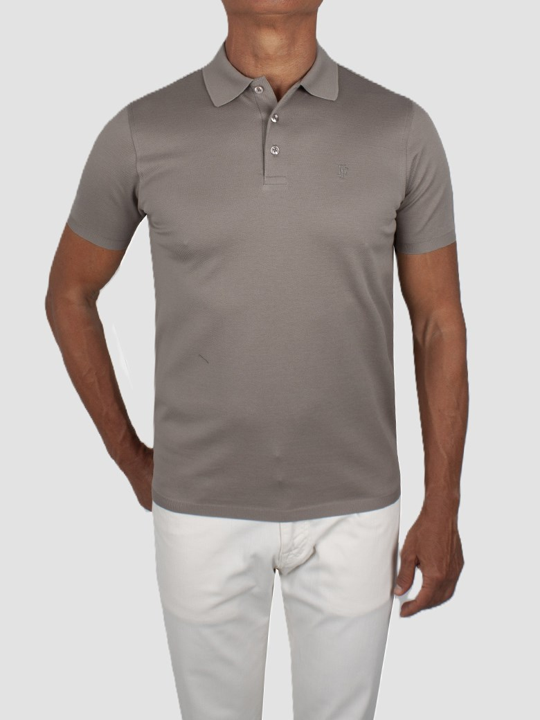 Regular Fit Merserize Vizon Polo Yaka Tişört