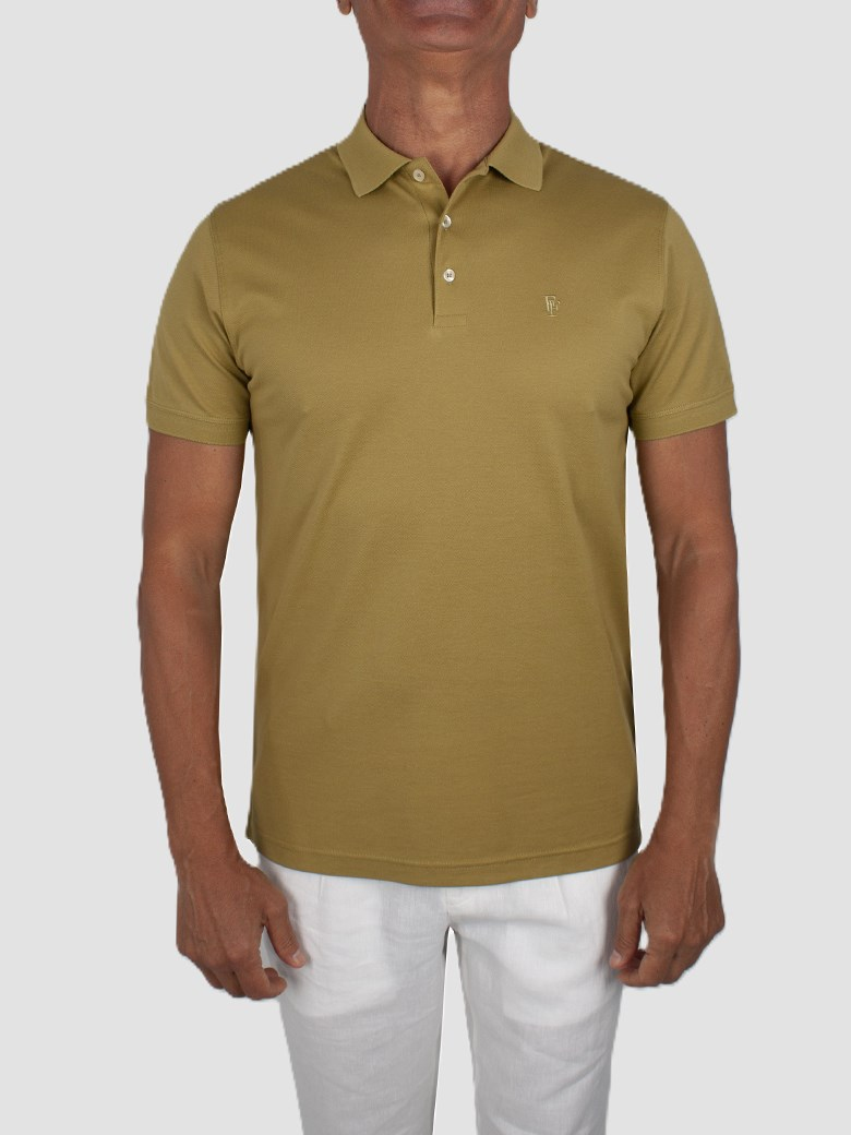 Regular Fit Merserize Y.Yeşili Polo Yaka Tişört