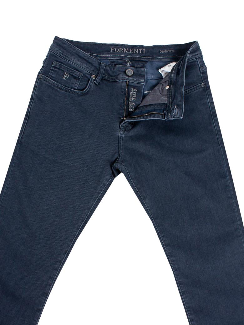 Regular Fit Normal Kesim Likralı Antrasit Denim Kot Pantolon