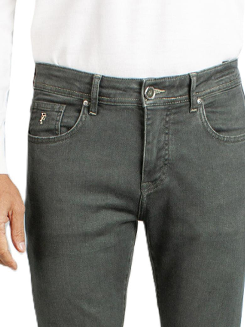 Regular Fit Normal Kesim Likralı Antrasit Denim Kot Pantolon