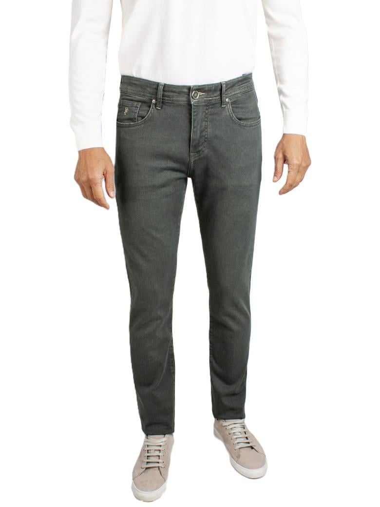 Regular Fit Normal Kesim Likralı Antrasit Denim Kot Pantolon