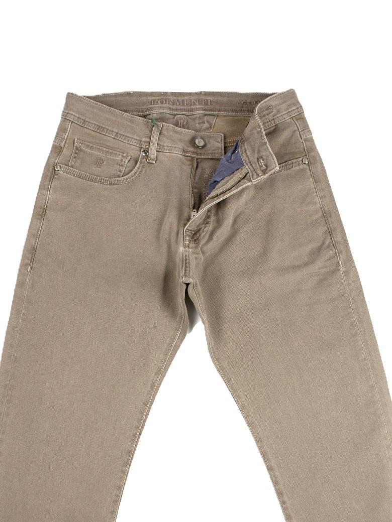 Regular Fit Normal Kesim Likralı Haki Kot Pantolon