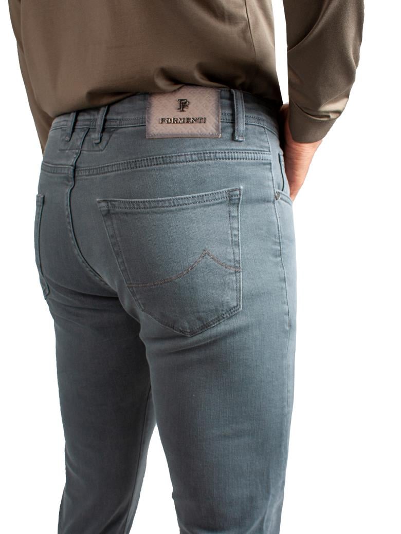 Regular Fit Normal Kesim Likralı Haki Denim Kot Pantolon