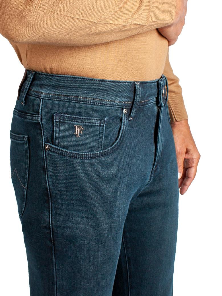 Regular Fit Normal Kesim Likralı Haki Denim Kot Pantolon